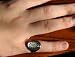 Bio-Q Biofeedback Thermometer Ring large size silver color