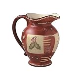 Pfaltzgraff Holiday Spice Hand-Painted Sculpted Pitcher