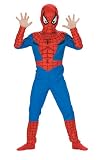 Comic Spider-Man Halloween Costume: Size 7-10 (Husky)