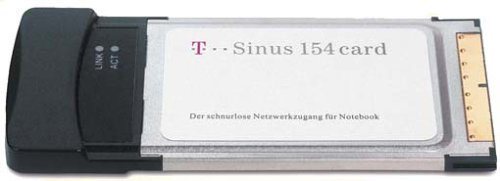 TV Ger&auml;te: T-Com Sinus 154 card, Wireless LAN Mobile-PCMCIA-Karte