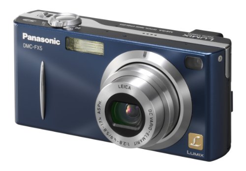 Projektoren: Panasonic DMC-FX5EG-A dunkelblau Digitalkamera 4.0 (2304 x 1728) 16MB