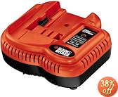 Black & Decker FSMVC 9.6-Volt to 18-Volt Slide Style Battery Charger