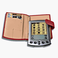 Camcorder: Covertec Ledertasche Palm M5xx (red)