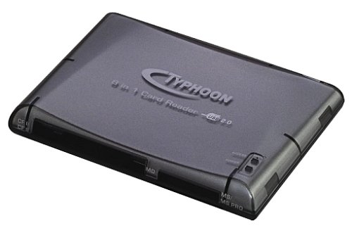 TV Ger&auml;te: Typhoon USB 2.0 8-in-1 Card Reader Speicherkartenleser f�r CF, MD, SM, SD, MMC, MS, MS Pro