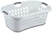 Hip Hold Laundry Basket - (White/Titanium Handles)