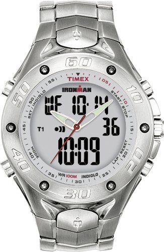 Full size 42-Lap Ironman Triathlon combo. INDIGLO night-light. Digital screen can be turned on and off. 24-hour chronograph with lap and split. 42-lap memory recall. 3 interval timers settable up to 1 :  digital fossil gift christmas