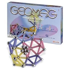 Geomag 96-pc. Pastel Magnetic Construction Set by Geomag