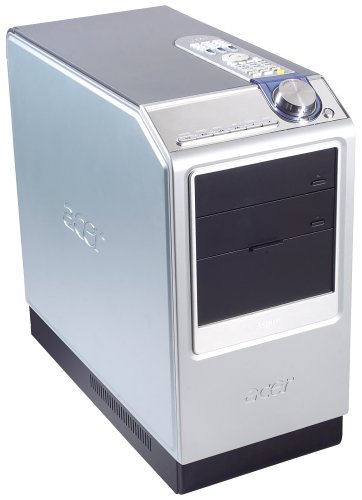 Elektronik und Foto: Acer Aspire RC900 Desktop-PC (Intel Pentium 4 3GHz HT, 512MB DDR Ram, 200 GB HDD, ATI Radeon, DVD, DVD +/- R/RW, Windows XP Home)