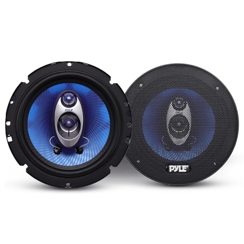 PYLE PL-63BL Blue Lapel 6.5 Triaxial Speakers