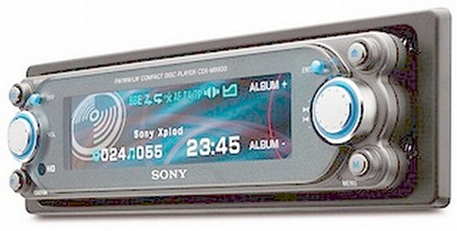Festplatten: Sony CDX-M 9900 MP3-CD-Tuner schwarz/ blau