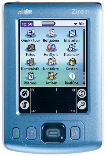 Projektoren: Palm Zire 31 Handheld PDA (Organizer und MP3 Player in einem. Als Navigation Erweiterbar)