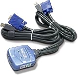 TRENDware 2PORT KVM SWITCH USB DESK ( TK-206I )