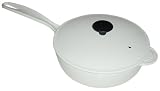 Le Creuset 2 1/4 Quart Saucier Pan, White