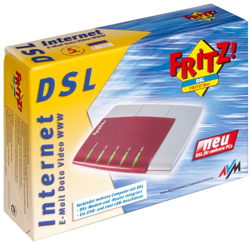 Elektronik Und Foto: AVM FRITZ!Box - DSL-Router mit integriertem Modem