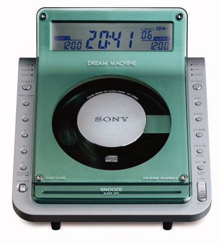 Festplatten: Sony ICF-CD 855 Uhrenradio mit CD silber