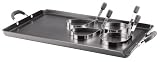 Circulon Premier Double-Burner Nonstick Hard-Anodized Griddle with Pancake Molds