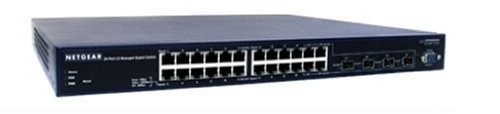 NoteBook: Netgear GSM7324EU Switch Giga 24xRJ45 10/100/1000 +4xMiniGBIC 19'EU