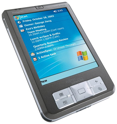 Festnetztelefone: Fujitsu Siemens Pocket Loox 420 BTWL Handheld PDA