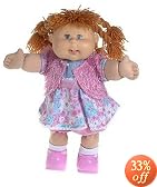 Cabbage Patch Kids: Red-Haired Girl in Pattern Dress by 