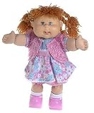Cabbage Patch Kids 16" Doll:  Red Haired Girl in Pink Dress with Sweater