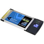Lautsprecher: Linksys WPC54G-EU Wireless LAN PCMCIA Notebook Netzwerkkarte