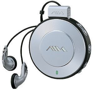 Elektronik und Foto: Aiwa AZ-ES256 Tragbarer MP3-Player 256 MB silber
