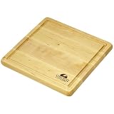Chicago Cutlery Woodworks 12 by 12 by 1-Inch Chopping Block