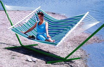 FTS Free Shipping - 2 Point Nautical Stripe Oversized Hammock - 160-111-01
