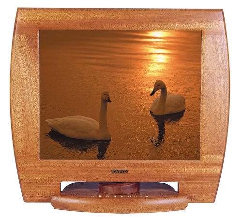 Festplatten: SWEDX XV1-19AV-SP1 Swedx 19" TFT LCD Monitor, Mahagoni