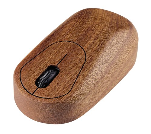 Festplatten: Swedx optische USB-Maus kabellos Mahagoni