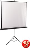 50INX50IN Versatol Tri-pod Screen Matte White Keystone Elim.