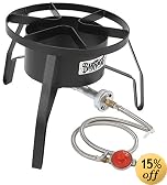 Bayou Classic SP10 High-Pressure Outdoor Gas Cooker, Propane