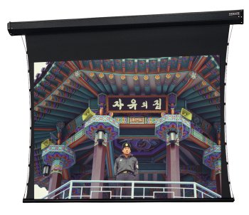 Da-Lite Tensioned Cosmopolitan Electrol High Contrast Da-Mat - Projection screen (motorized)