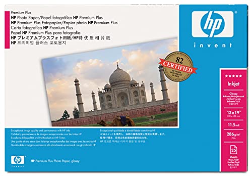 Heimkinosysteme: HP Fotopapier Premium und highgloss A2 + 20Blatt 457x610mm f�r DSJ130