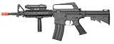 M16-A4 Airsoft Spring Rifle with LED illuminator, laser sight