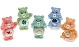 Care Bears 3" Articulated Figure Clip-on: Wish, Love-a-lot, Grumpy, Friend and Good Luck Bear