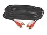 Belkin Pro Series Audio Cable, Dual Phono to RCA Cable (Red/White) 10m