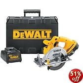 DeWALT DC390K 18-Volt Ni-Cad 6-1/2-Inch Cordless Circular Saw Kit