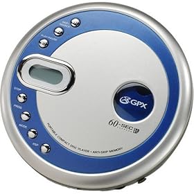 GPX CDP3104CK Portable CD Player Car Kit