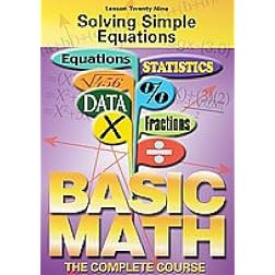 Solving Simple Equations