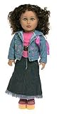 Girls on the Go 18" Fashion Dolls:  Alison in Denim Weekend Outfit