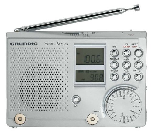 Handys ohne Vertrag: Grundig Yacht Boy 50 WR 5405 Weltempf�nger silber