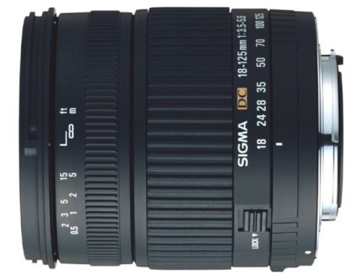 Festplatten: Sigma 18-125/3,5-5,6 DC digital Objektiv f�r Nikon D