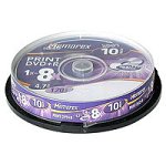 MP3 Player: Memorex DVD+R Printable 10er Spindel 4.7GB 8x Speed DVD-Rohlinge