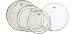 Remo Pinstripe PrePak Drumheads with Coated Snare Head