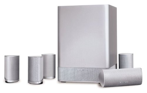 Heimkinosysteme: Harman/Kardon HKTS7 5.1 Surround-Lautsprechersystem silber