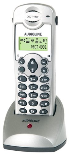Elektronik Und Foto: Audioline DECT 4801 delphin-silber zus�tzlicher Handapparat mit Ladestation zum DECT 4800