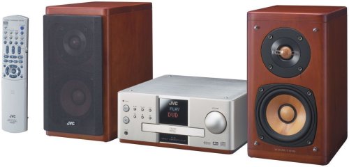 Telekommunikation: JVC EX-A 5 Kompaktanlage champagner / Kirsche