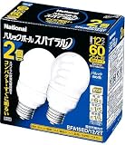 ナショナル パルックボールスパイラル 電球60型タイプA15形 2個入 パルックDay色 EFA15ED12/2T