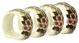 Churchill Thanksgiving Turkey Multi Colours Napkin Rings, Set of 4